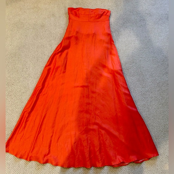 Linen strapless dress - Picture 2 of 2